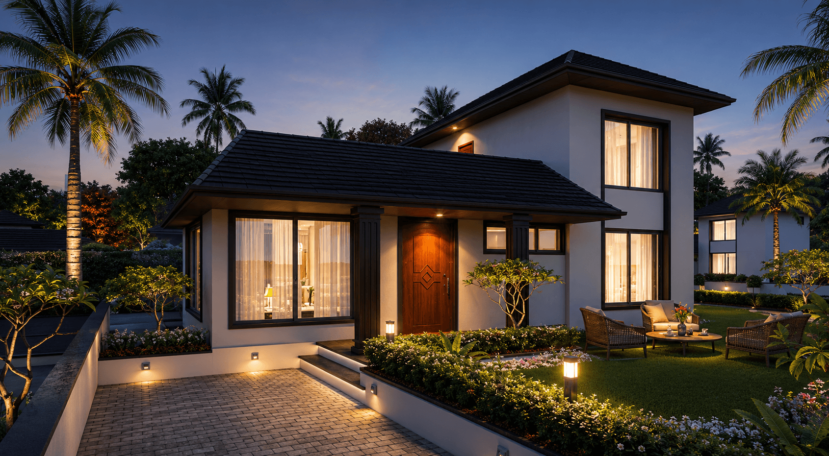 Villa Entry View